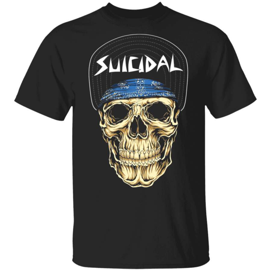 Suicidal Tendencies Flip Cap Skull Tshirt T-Shirt