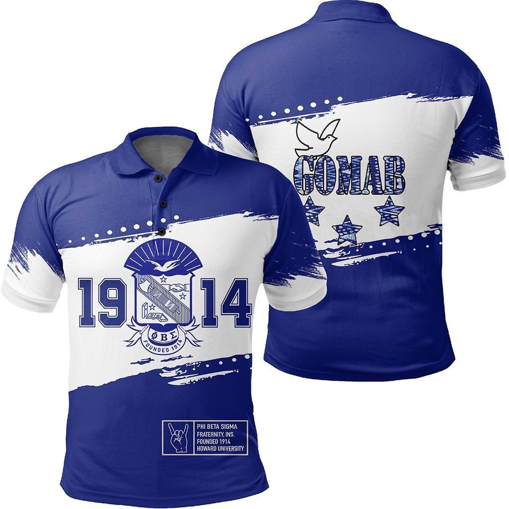 Wonder Print Polo Shirt – Phi Beta Sigma University Polo Shirt