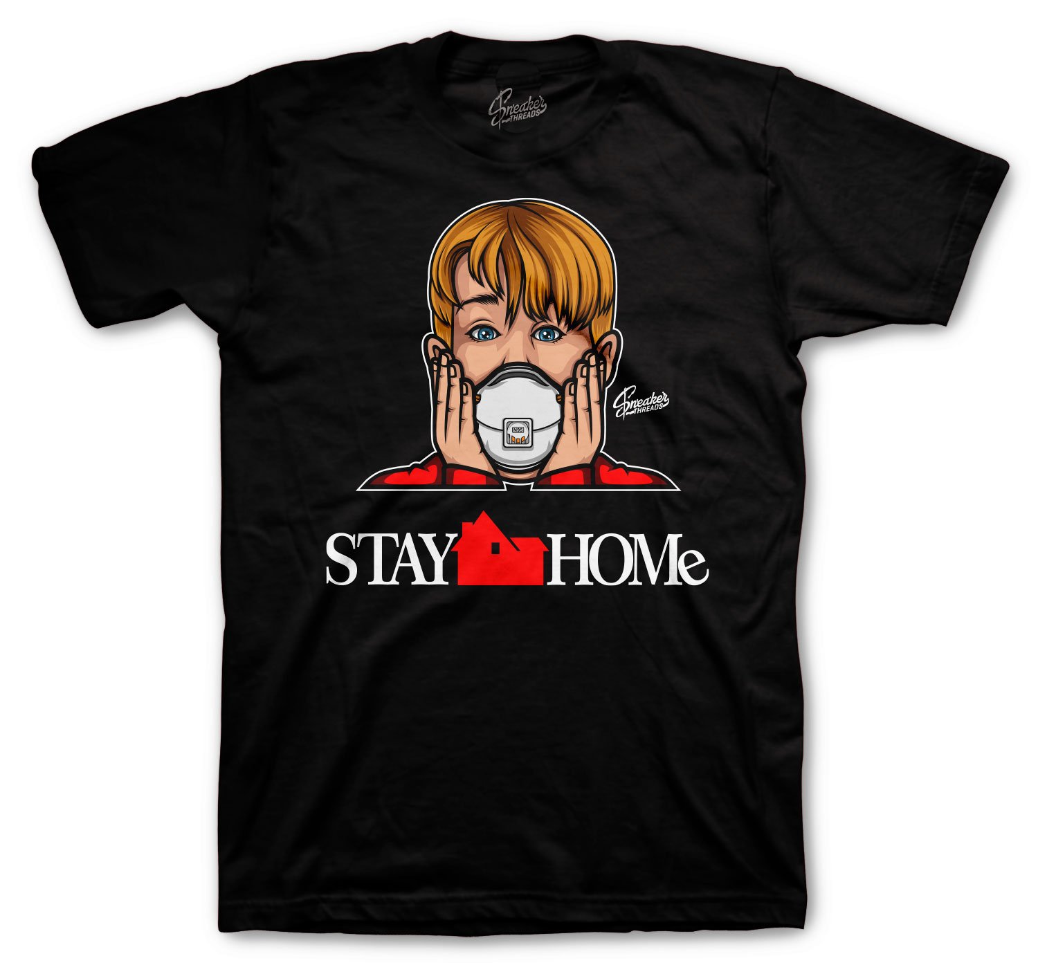 Yeezy 350 Bred Stay Home Shirt