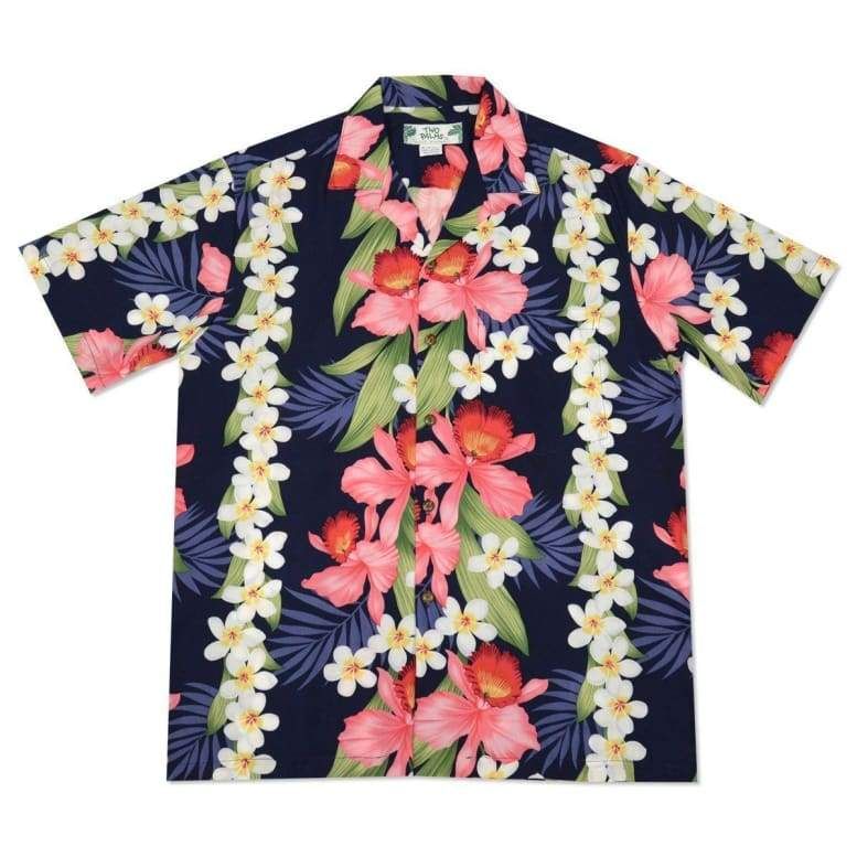 Orchid Black Amazing Design Hawaii Shirt Ha44659