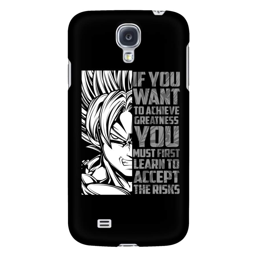 Super Saiyan Goku – If You Want To Achieve Greatness You Must First Learn To Accept The Risks – Android Phone Case – TL01247AD