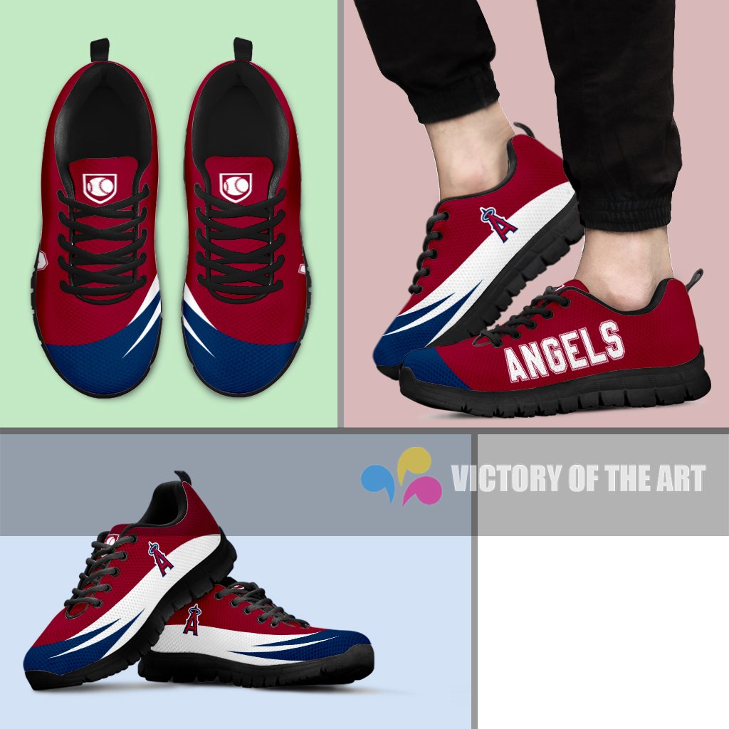 Special Gift Logo Los Angeles Angels Sneakers