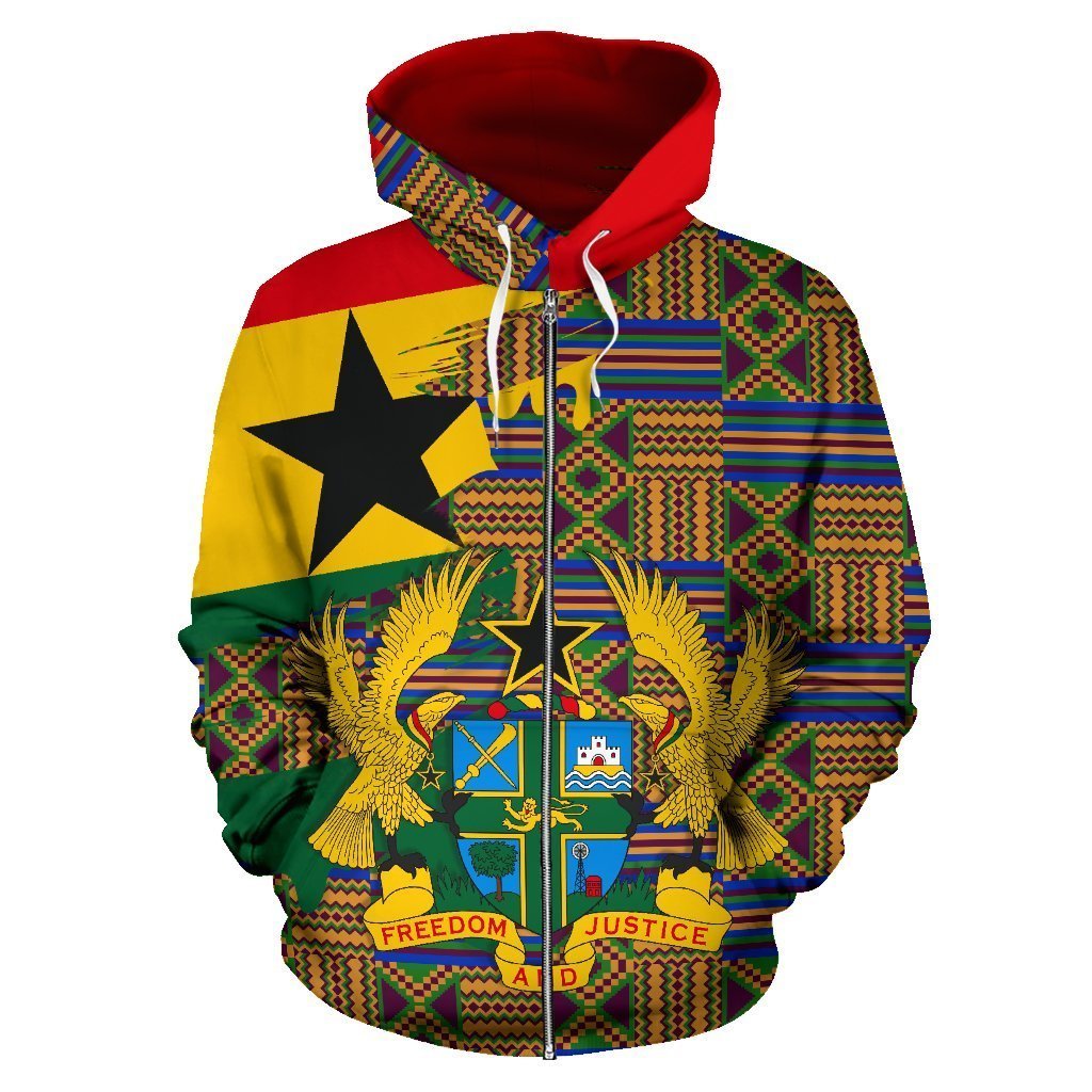 Greek Life Hoodie – Kente Delicate Seamless Zip Hoodie – Gash Style