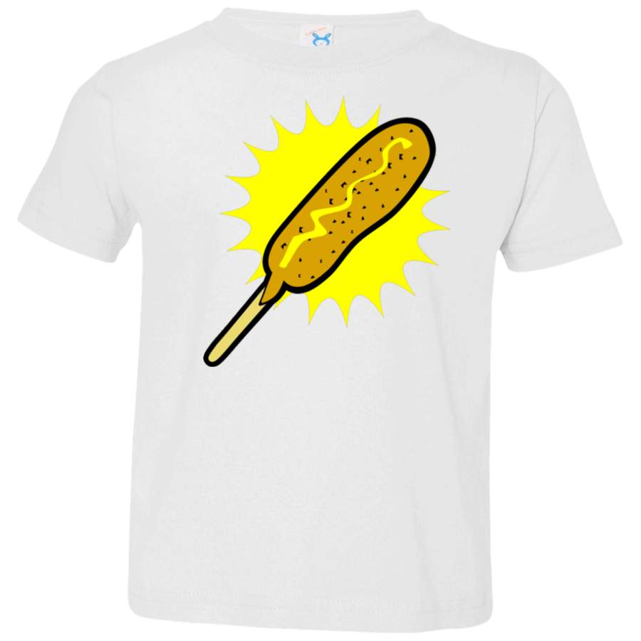 AGR Corn dog Toddler Jersey T-Shirt