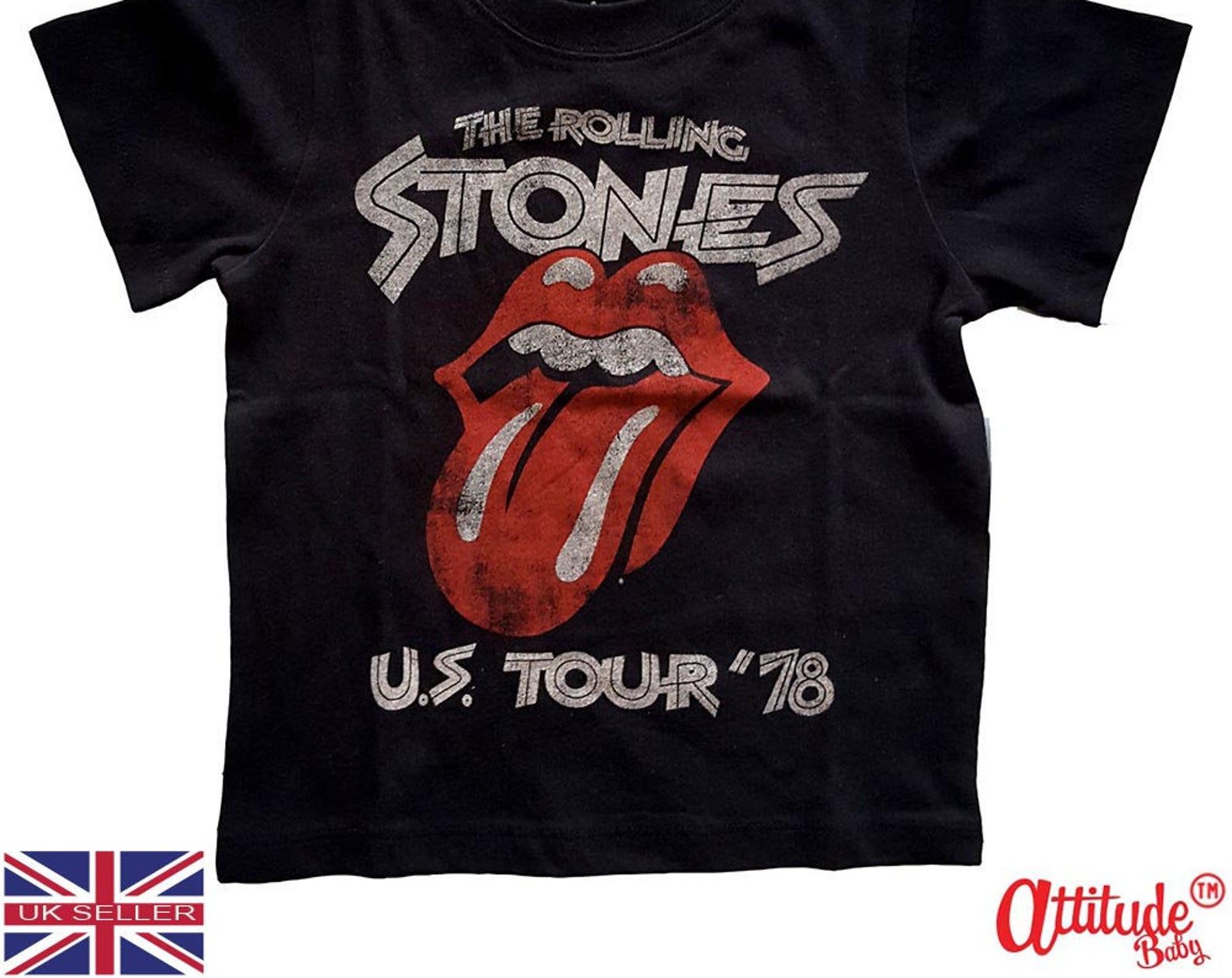 Rolling Stones T Shirts-Us Tour Tee-The Stones-Mick Jaggers Tongue ...
