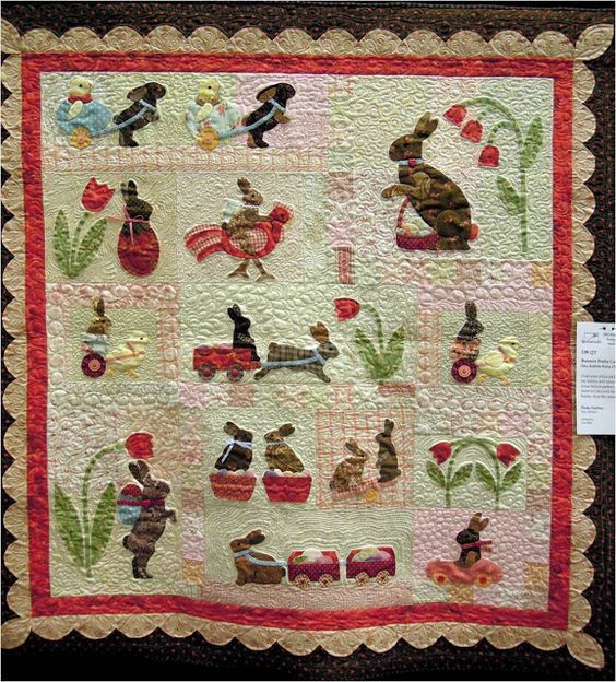 Rabbits Hur Quilt Cysiue