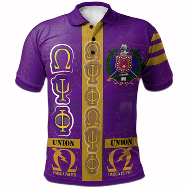 Omega Psi Phi Polo Shirt – Fraternity Pride Polo Shirt