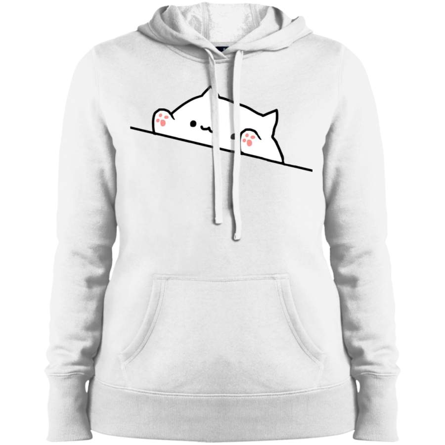 AGR Bongo Cat Ladies’ Pullover Hooded Sweatshirt