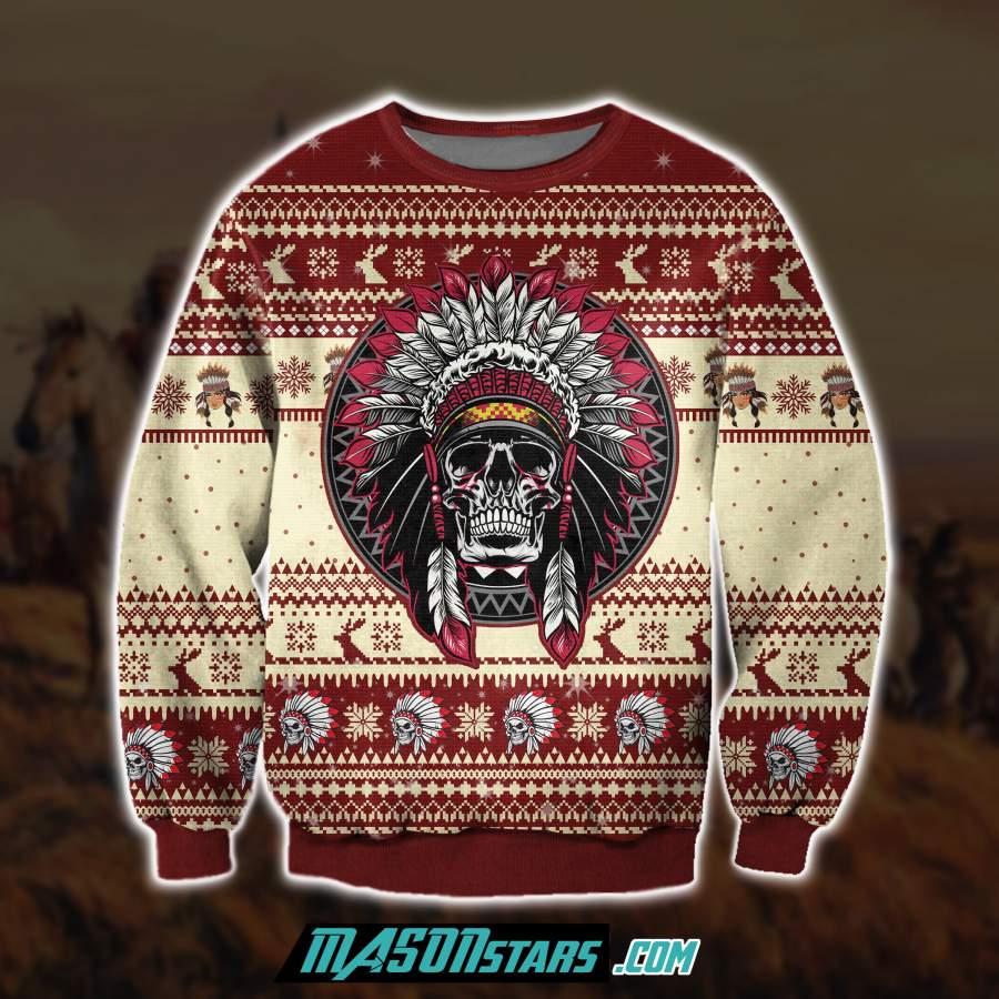 NATIVE AMERICAN 3D ALL OVER PRINT UGLY CHRISTMAS SWEATER 13102020