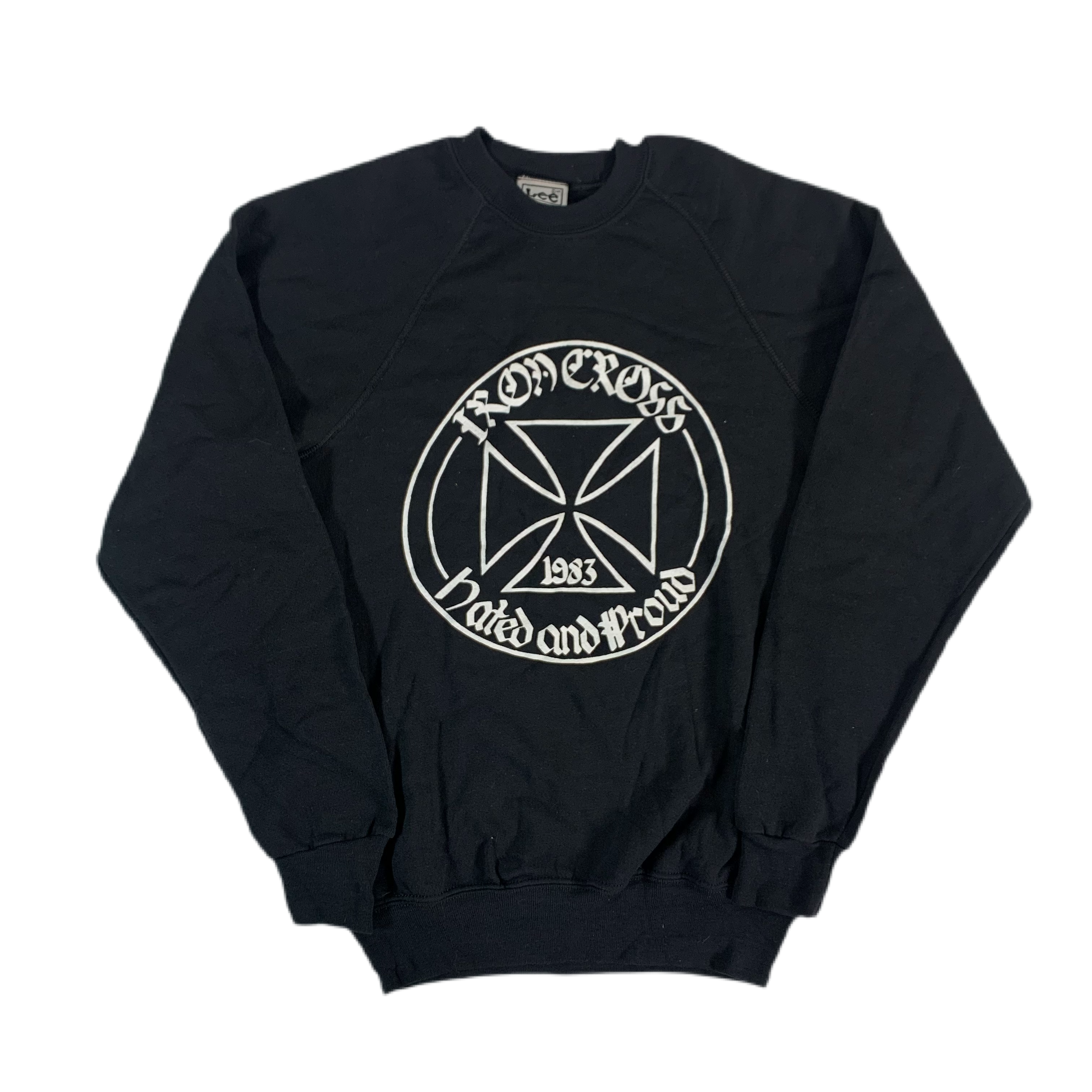 Vintage Iron Cross “Hated And Proud” Raglan Sweatshirt