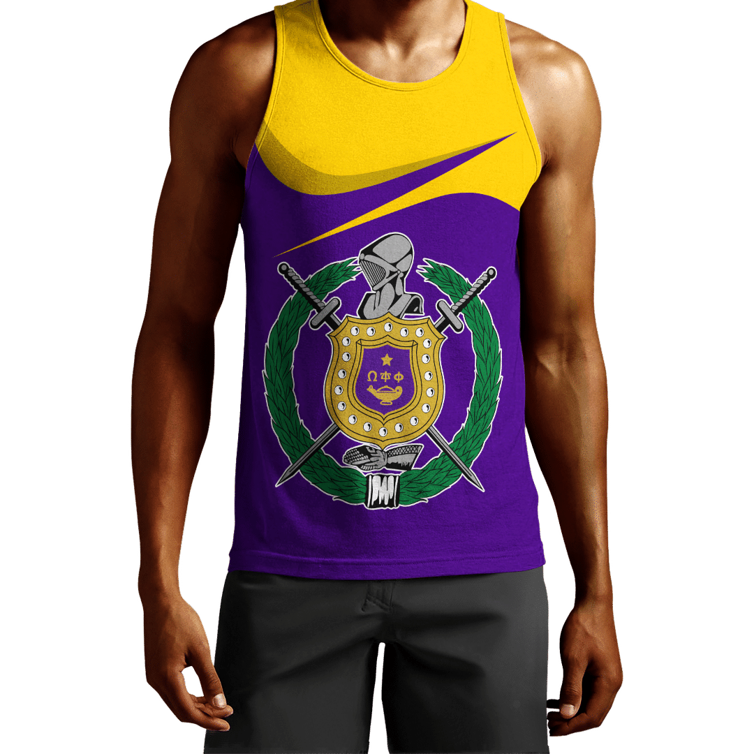 Fraternity Tank Top – Omega Psi Phi Curve Style Tank Top