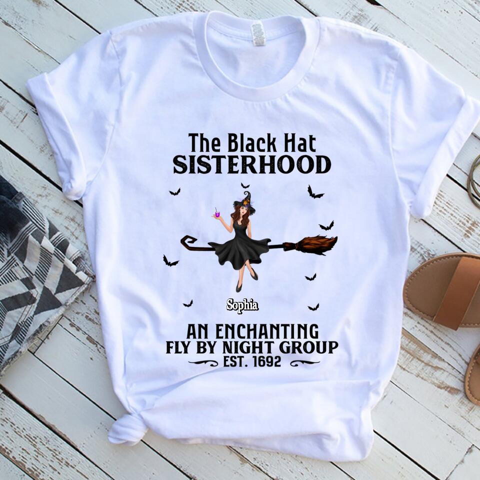 Personalized The Black Hat Sisterhood, Halooween Customized Women Shirt – Trending Personalized