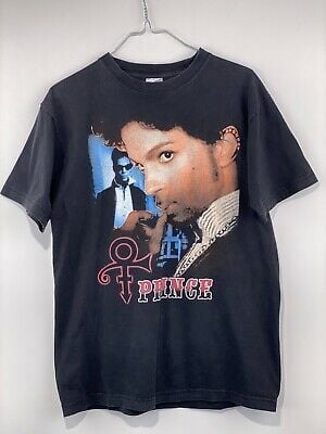 Vintage Prince Musicology Concert Tour Shirt   Black 2004 5628