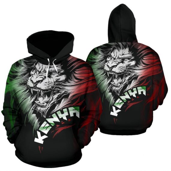 Unisex Hoodie All Over Print Lion Gifts Lion Kenya Gifts Us Unisex Size Hoodie