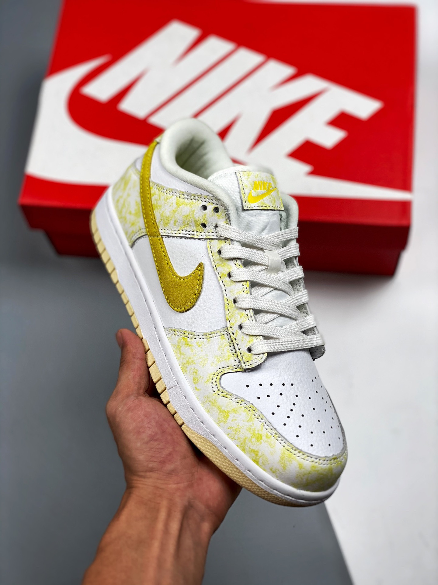 Nike Dunk Low Yellow Strike White DM9467-700 5339183