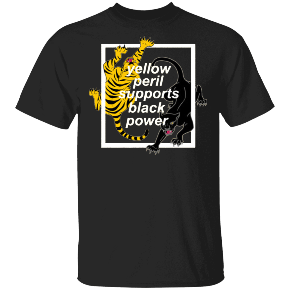 Yellow Peril Support Black Power Shirt Stop AAPI Hate Asian For Black Lives Merch