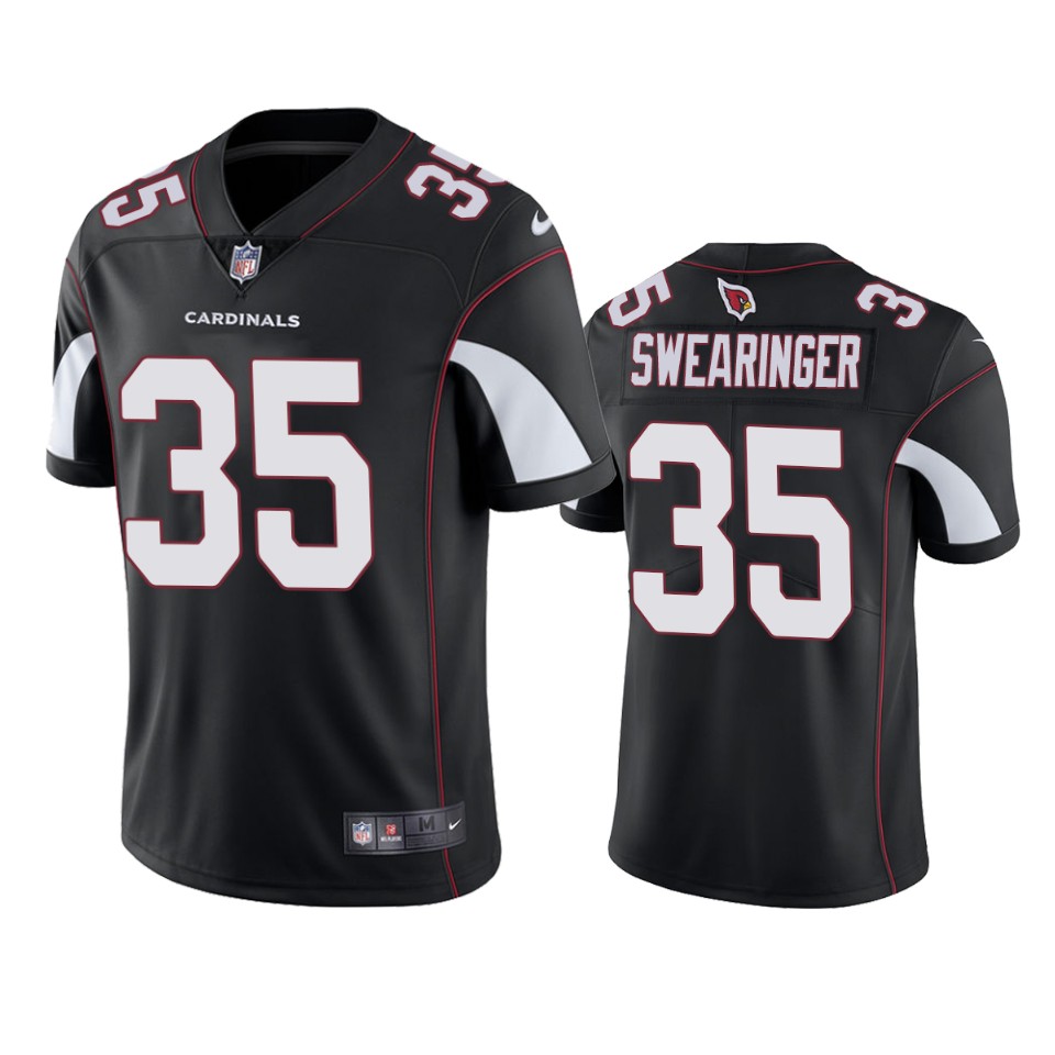 Arizona Cardinals #35 D.j. Swearinger Black Vapor Untouchable Limited Jersey – Men