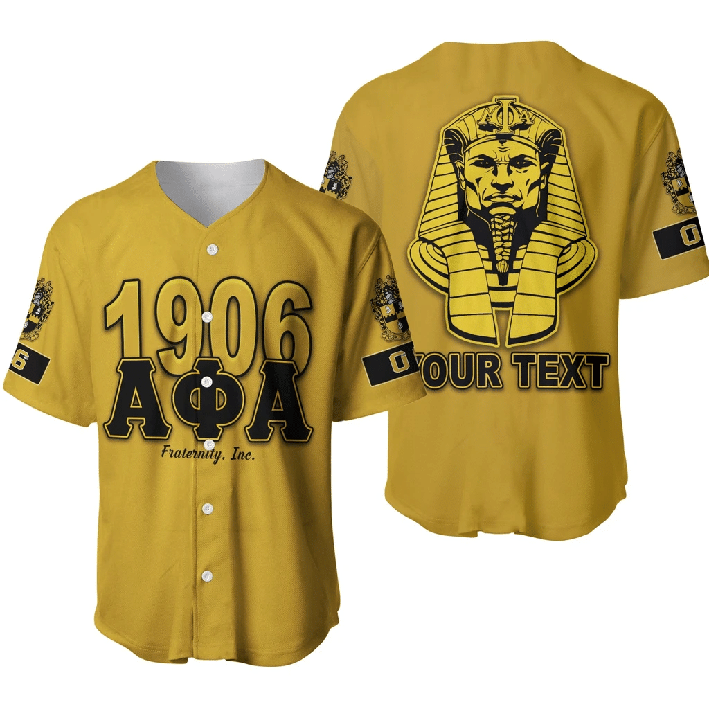 (Custom) Getteestore Baseball Jersey – Alpha Phi Alpha 1906 Baseball Jerseys A31