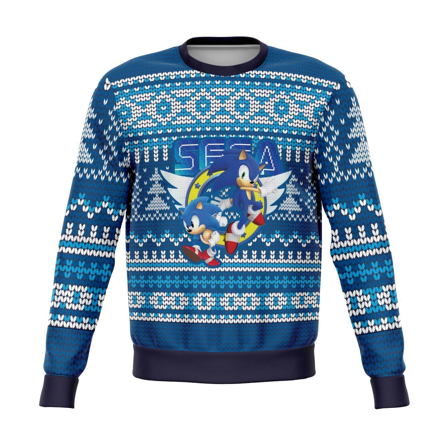 SEGA PREMIUM UGLY CHRISTMAS SWEATER – AMAZING GIFT IDEA – THANKSGIVING GIFT