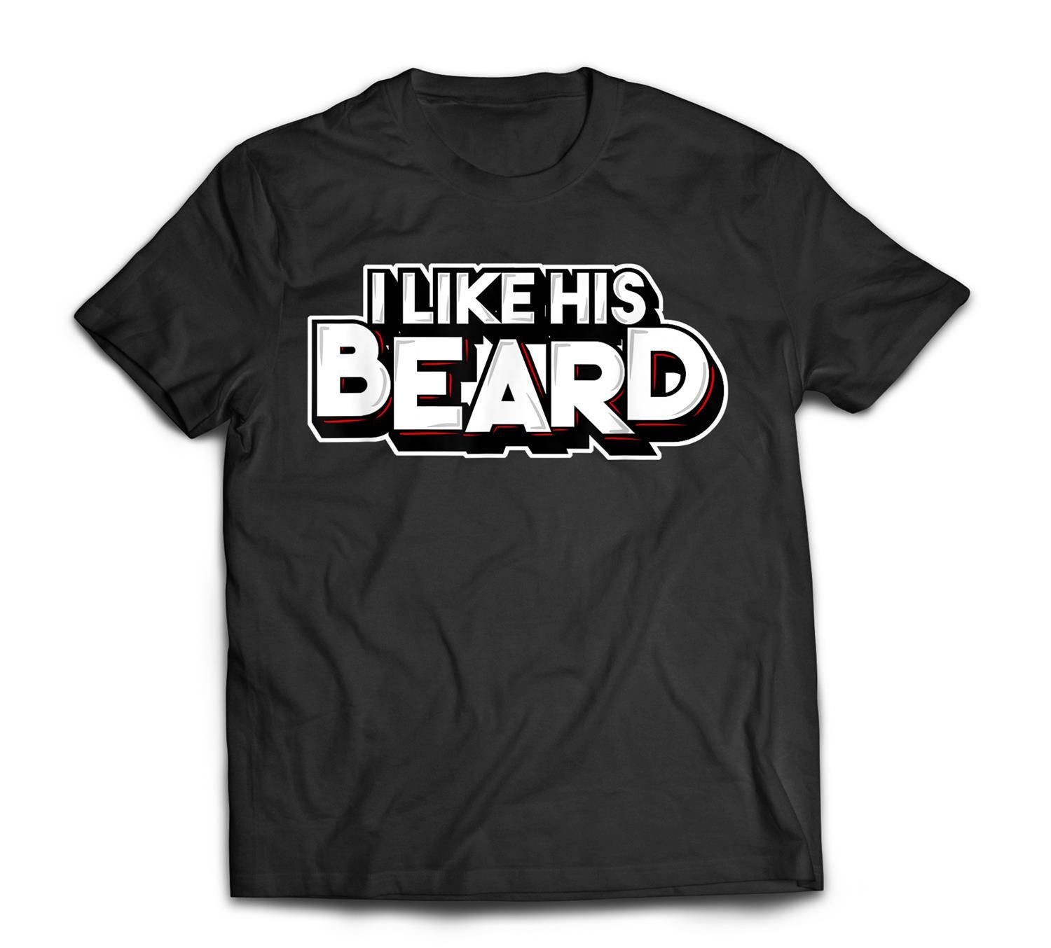 I Like His Beard I Like Her Butt Matching Couple Compliments T-Shirt