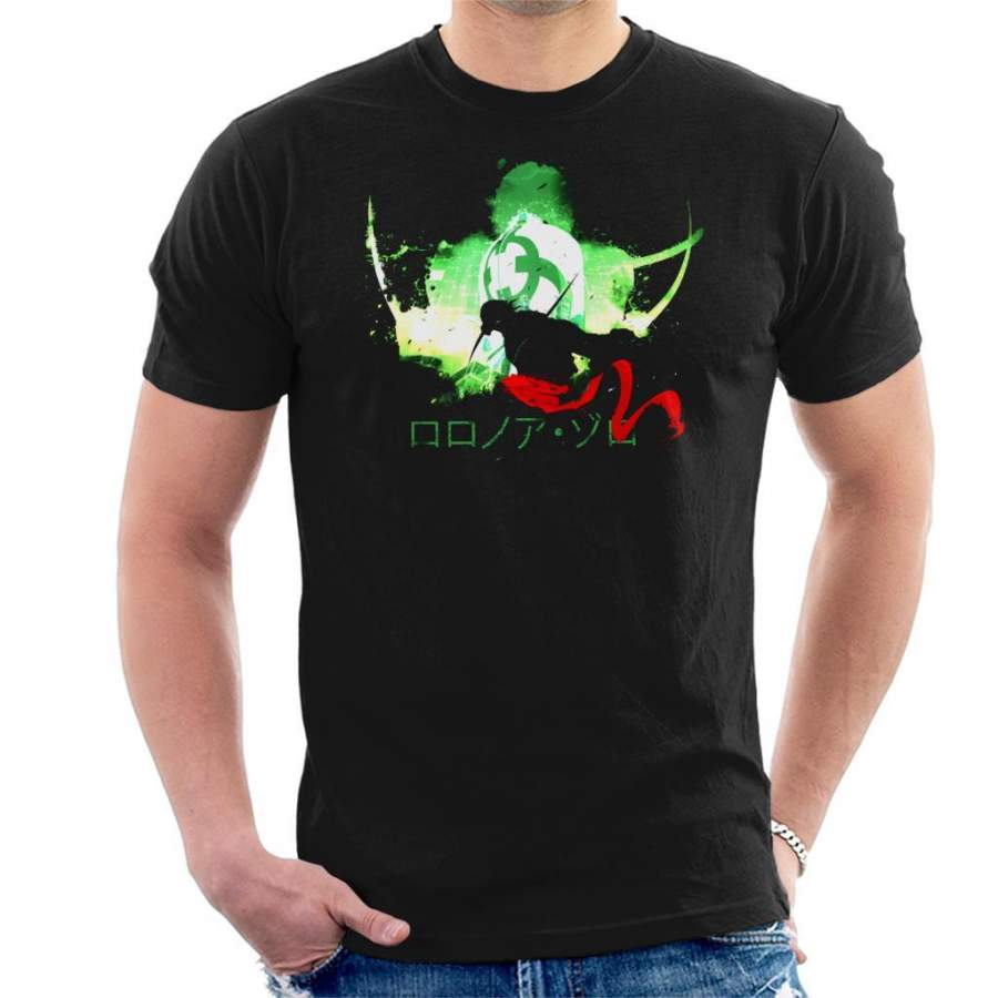 One Piece Roronoa Zoro Silhouette Men’s T-shirt