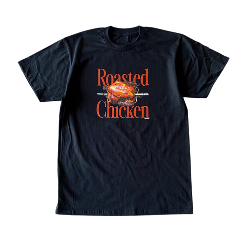 Roasted Chicken on Rotisserie Tee Shirt Outfit  For Men  For Women