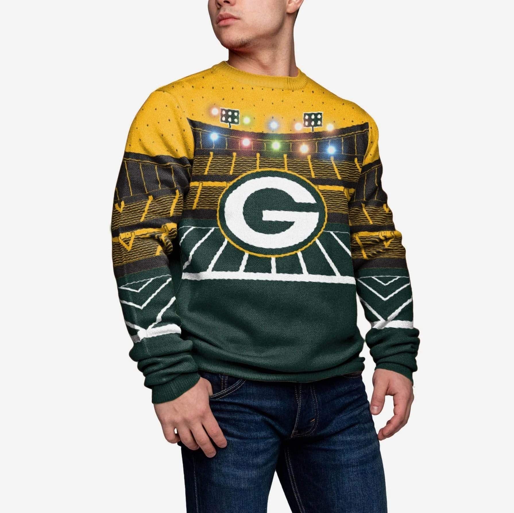 Green Bay Packers Light Up Bluetooth Sweater