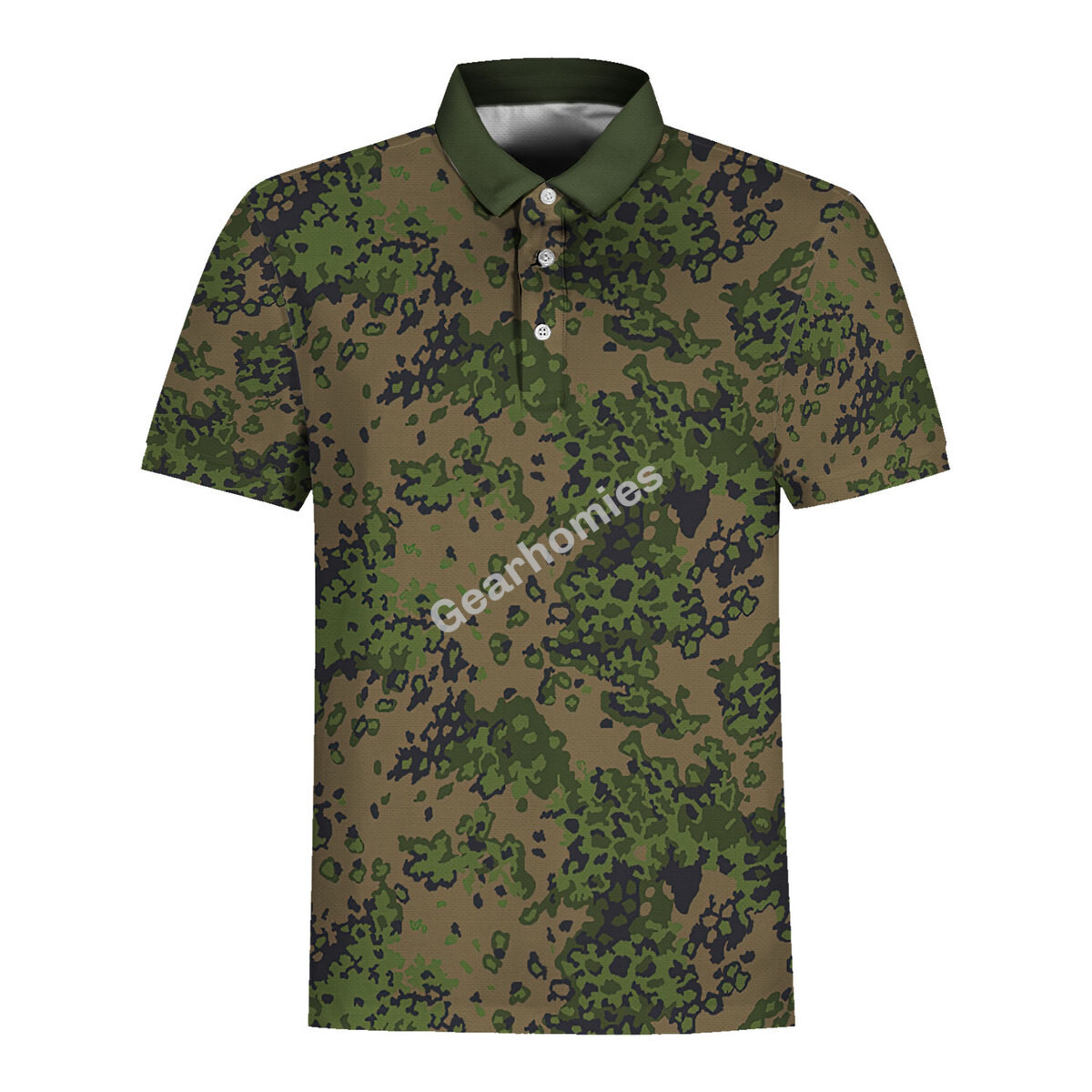 Waffen Ss Type Ii M42 Oakleaf B Smock World War Ii, Nazi, Wermacht, Luftwaffe, Waffen Ss Polo Shirt