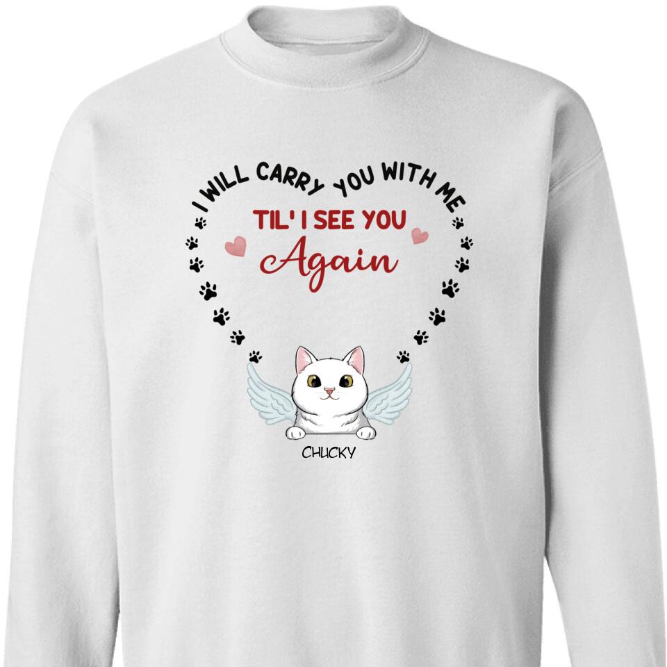 Personalized Cat Memorial Sweatshirt , Best Gift For Cat Owner – Trending Personalized