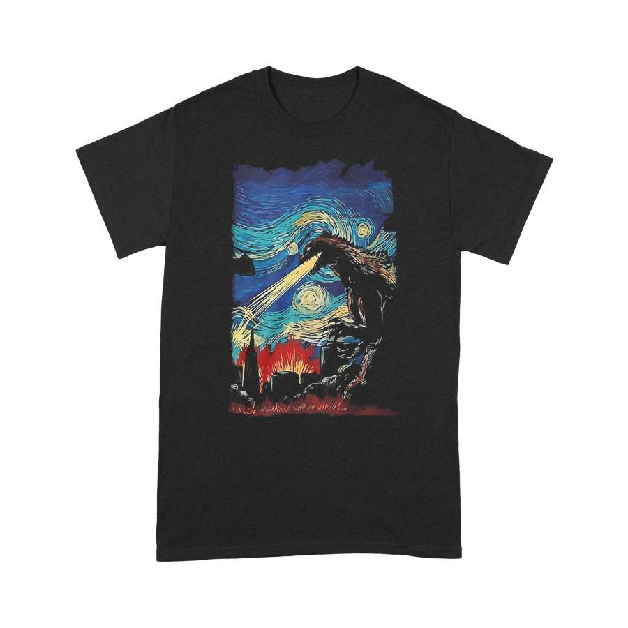 Godzilla Starry Night T-Shirt