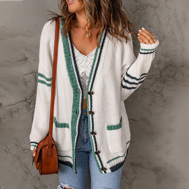 Women Winter Y2K Knitted Cardigan Sweater Winter Korean Fashion Elegant Vintage O-neck Loose Sweaster Jackets Tops Y2k Clothes alx