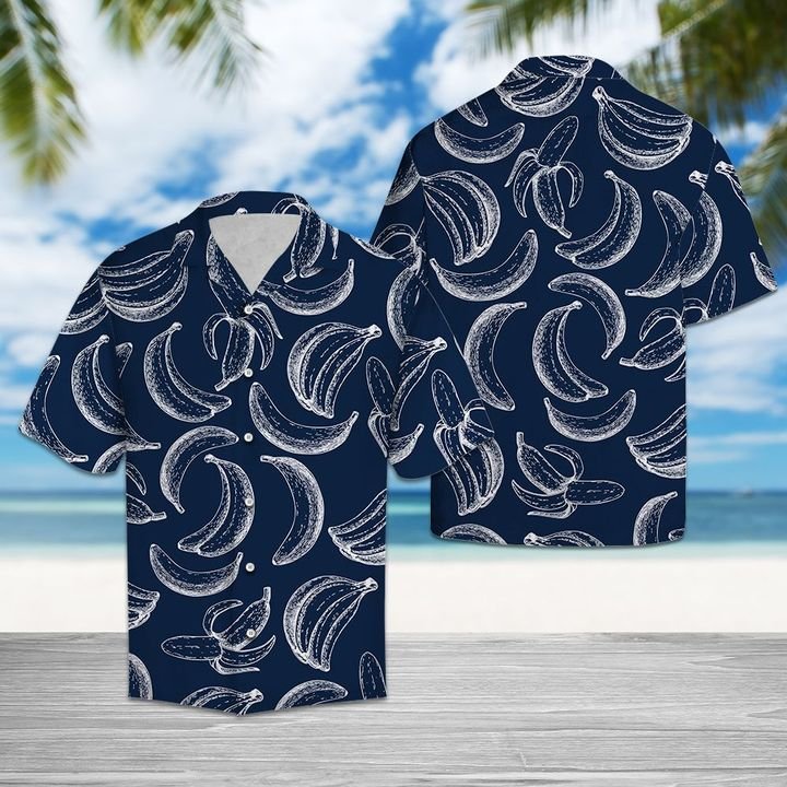 Banana Hawaiian Shirt Summer Button Up For Men, Women, Couple