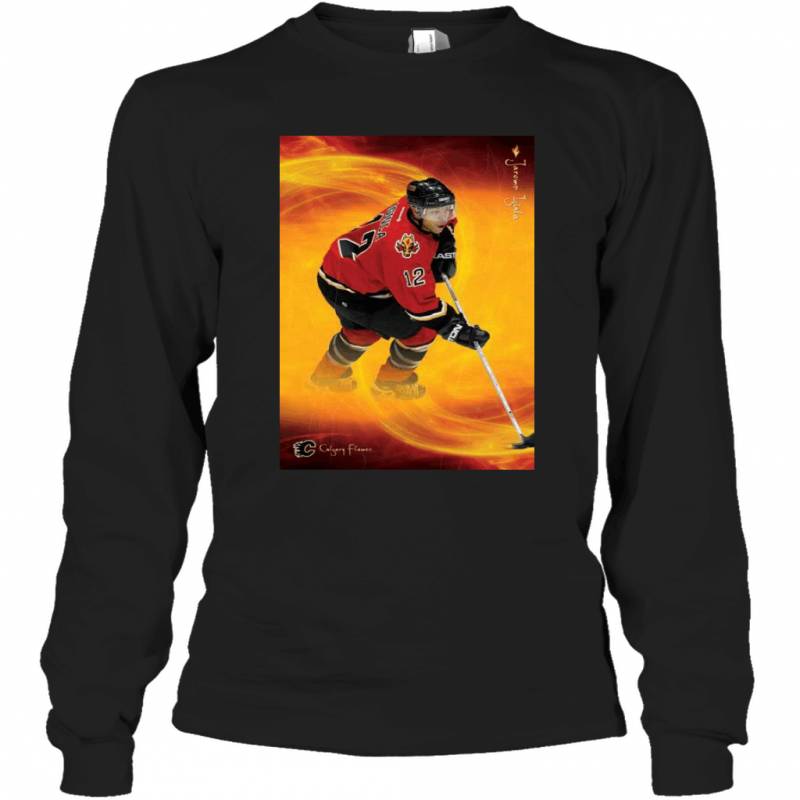 International Jarome Iginla Calgary Flames Long Sleeve T-Shirt