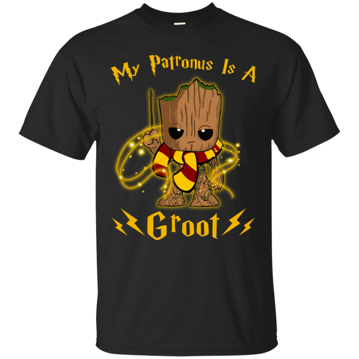 My patronus is a Groot shirt