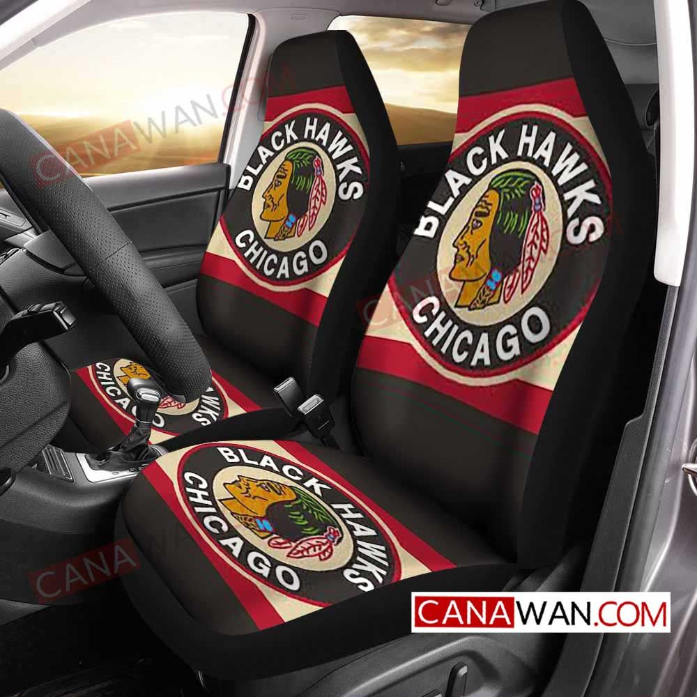 Chicago Blackhawks Style151 3D Customized Personalized Car Seat Cover