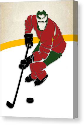 Minnesota Wild Rink Joe Hamilton Canvas Print