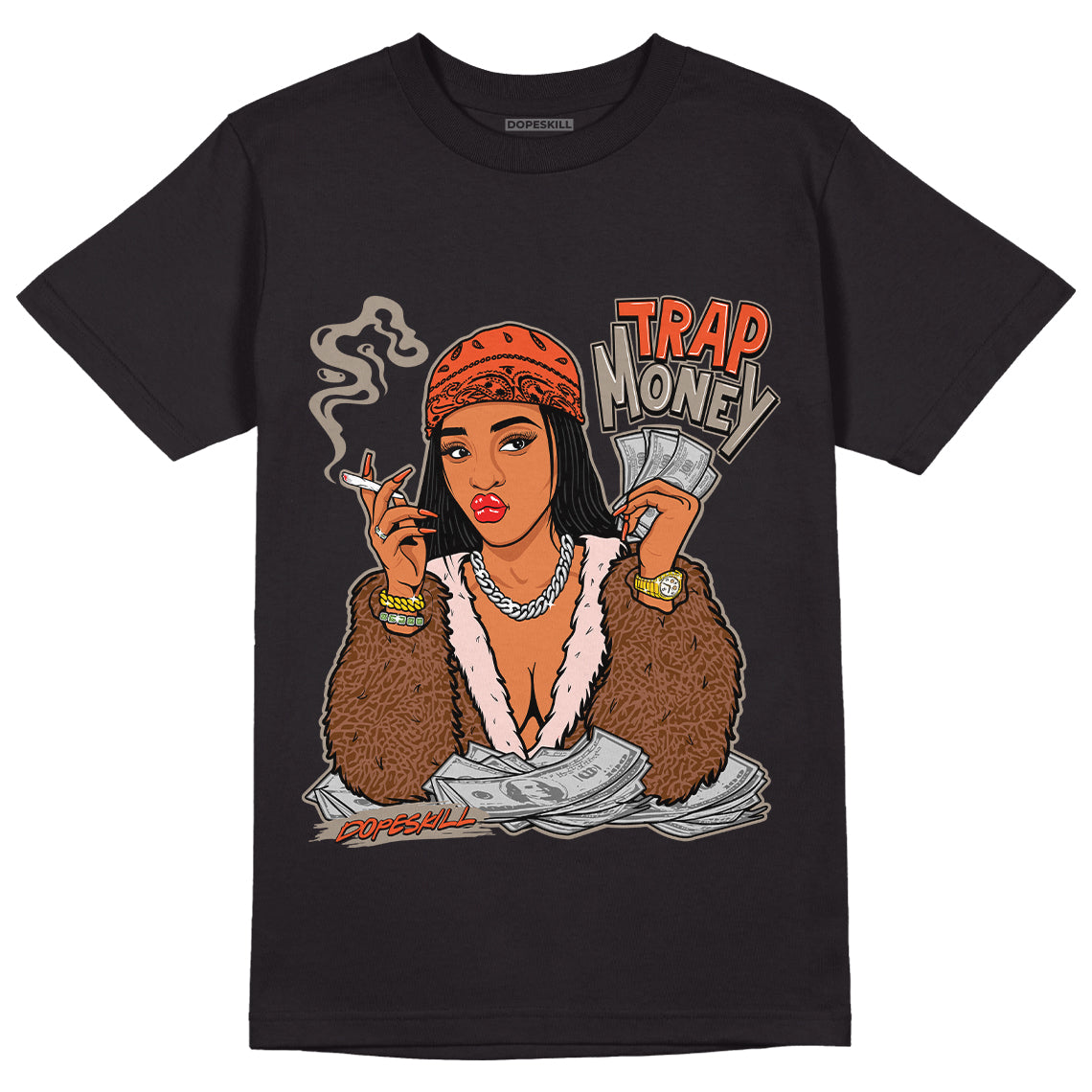 Jordan 3 “Desert Elephant” Dopeskill T-Shirt Trap Money Graphic