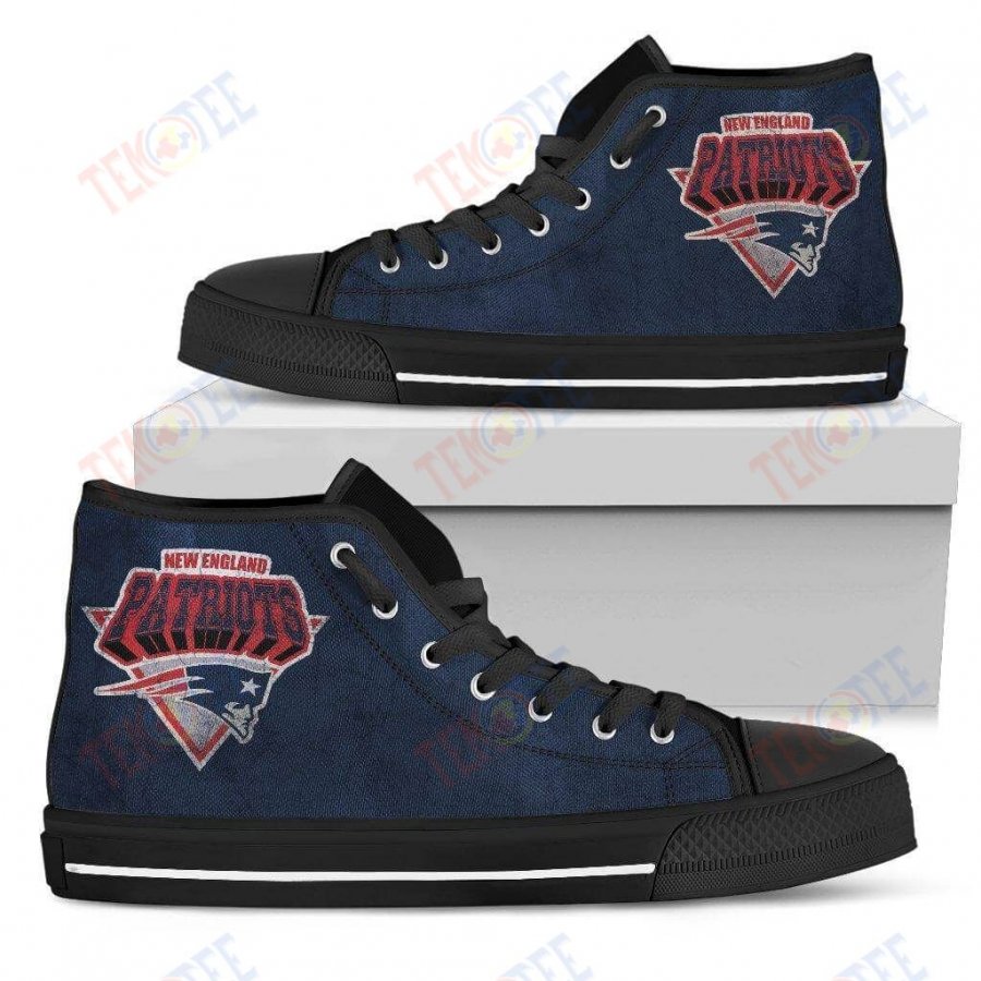 Mens Womens New England Patriots High Top Shoes 3D Simple Logoshoes TMT398