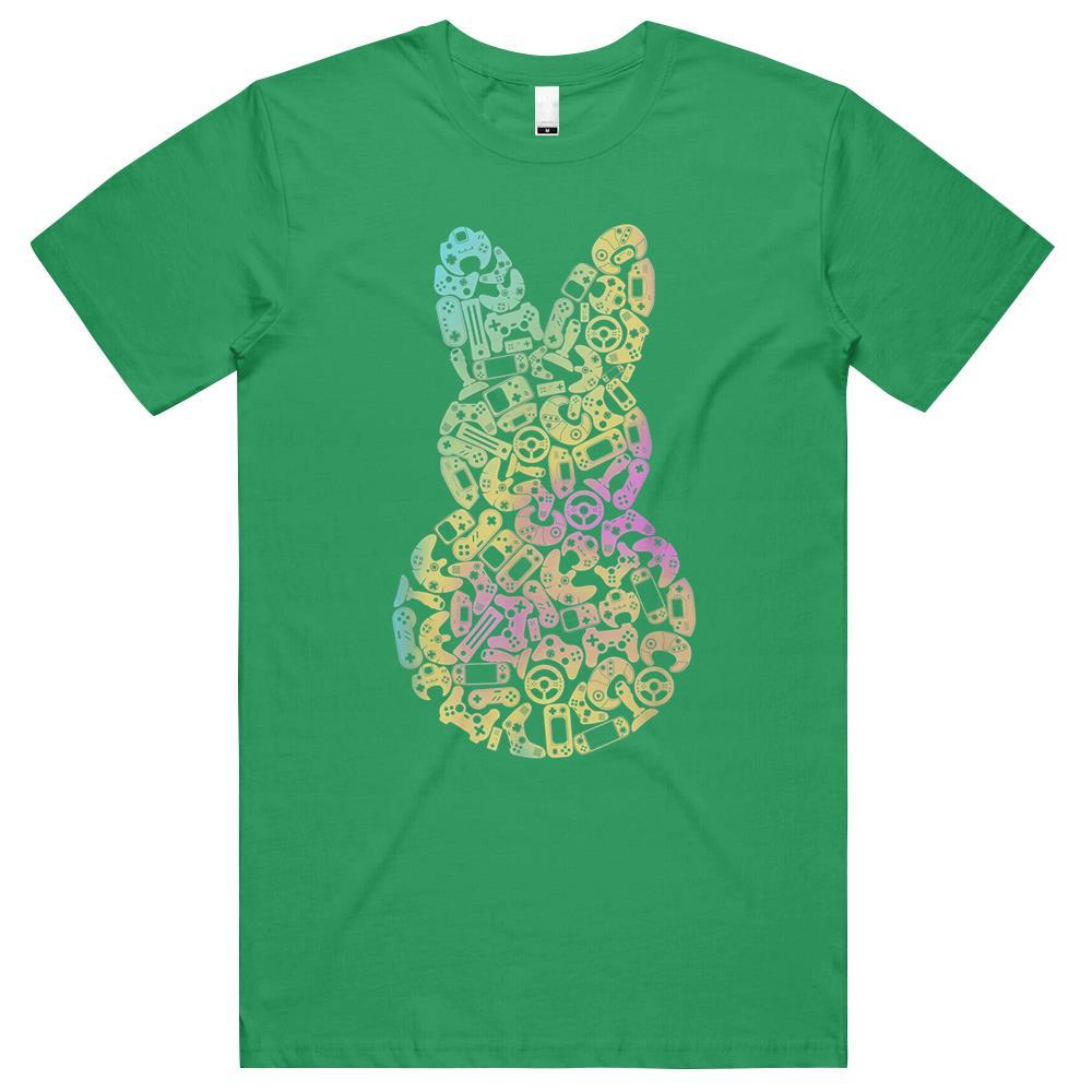 Boys Video Game Easter Bunny Tie Dye Peeps Gamer Men Kids T Shirts