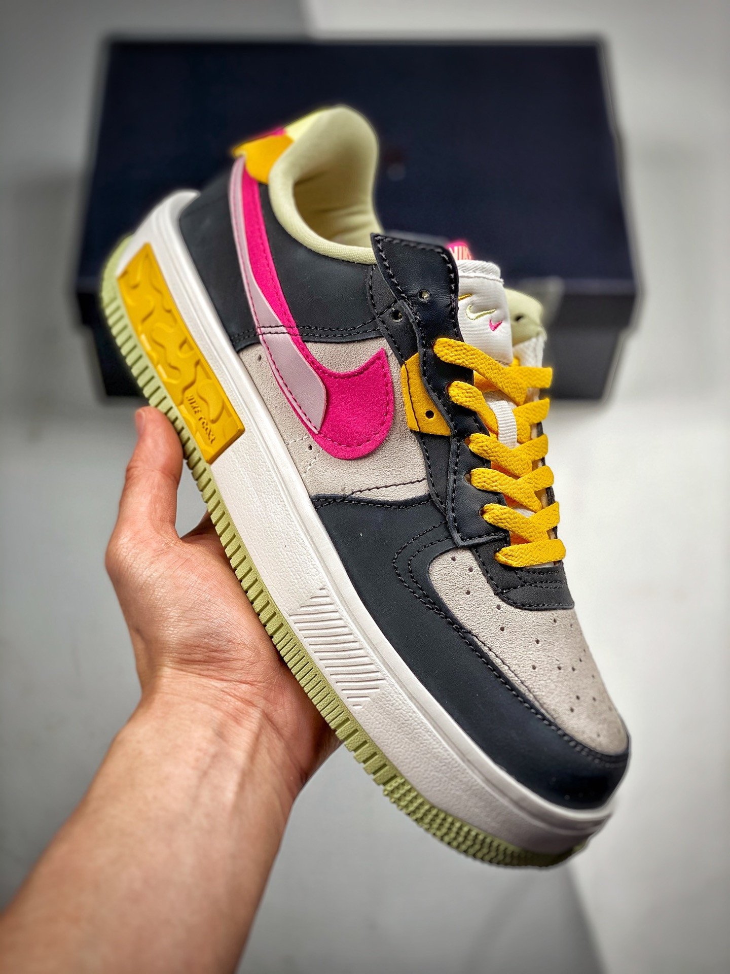 Nike Air Force 1 Fontanka Off NoirPink Prime-Summit White DR7880-001 5340611