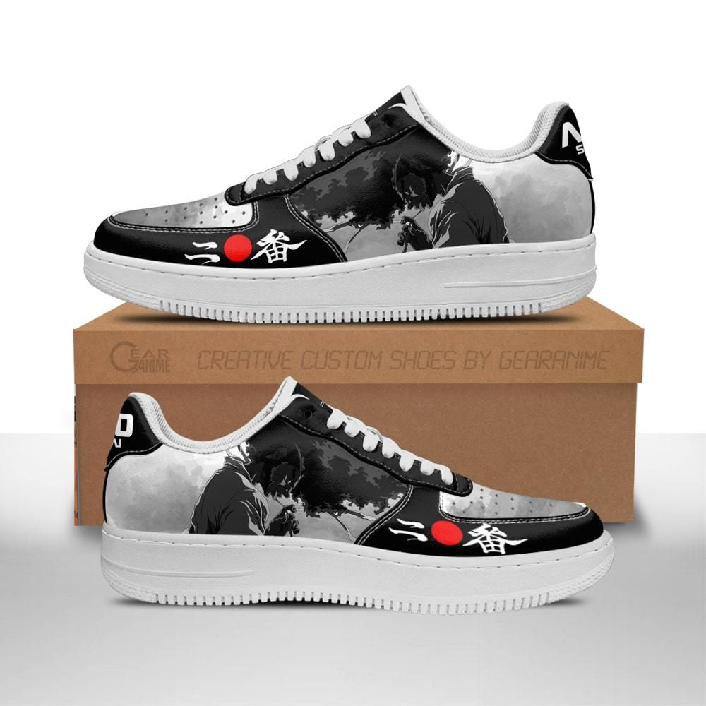 Ninja Ninja Afro Samurai Idea Air Force Shoes Sneakers Custom Anime