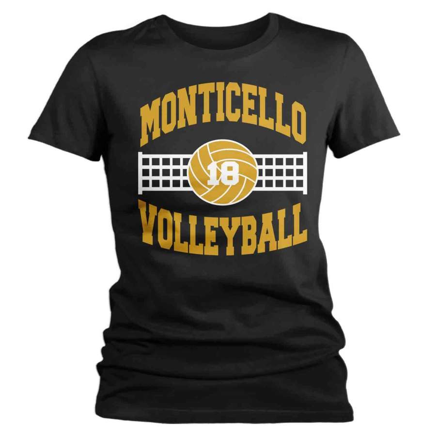 Women’s Personalized Volleyball T Shirt Custom Volleyball Team Shirts Volleyball Mom T Shirt Personalized Shirts