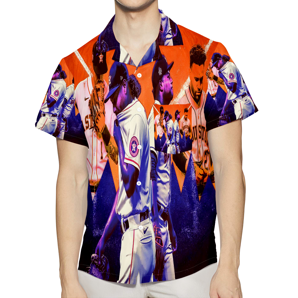 Houston Astros Team V4 3D All Over Print Summer Beach Hawaiian Shirt With Pocket