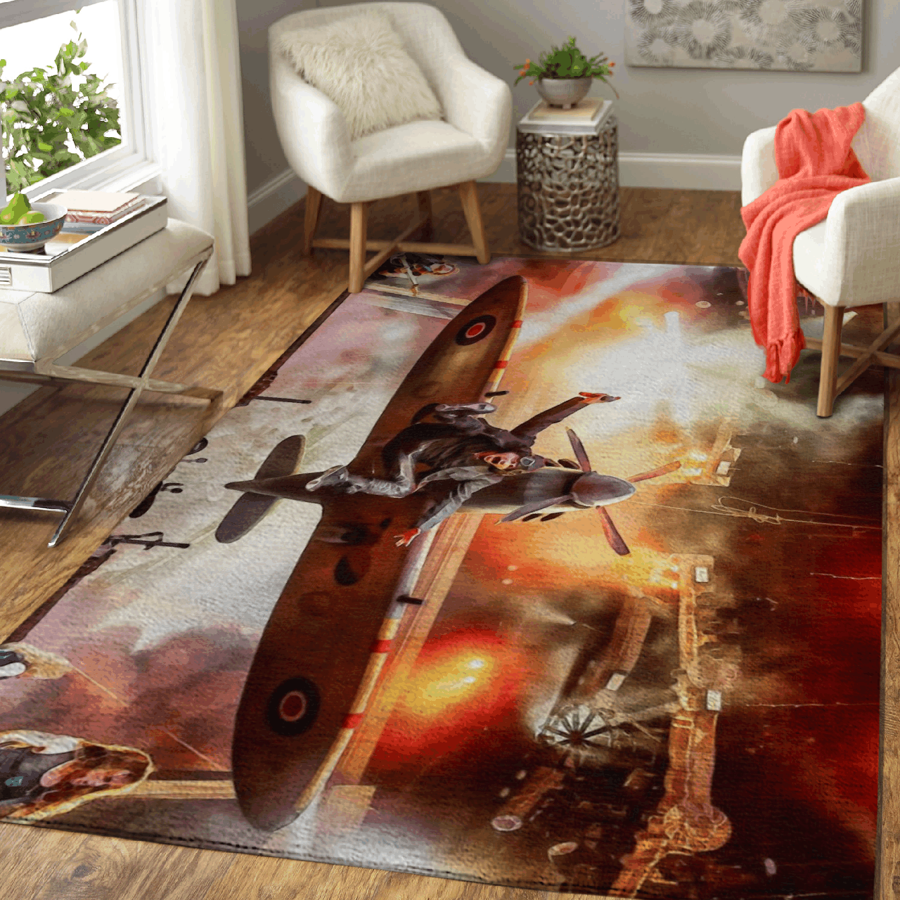 Iron Maiden Heavy Metal Band Music Pop Art Area Rug