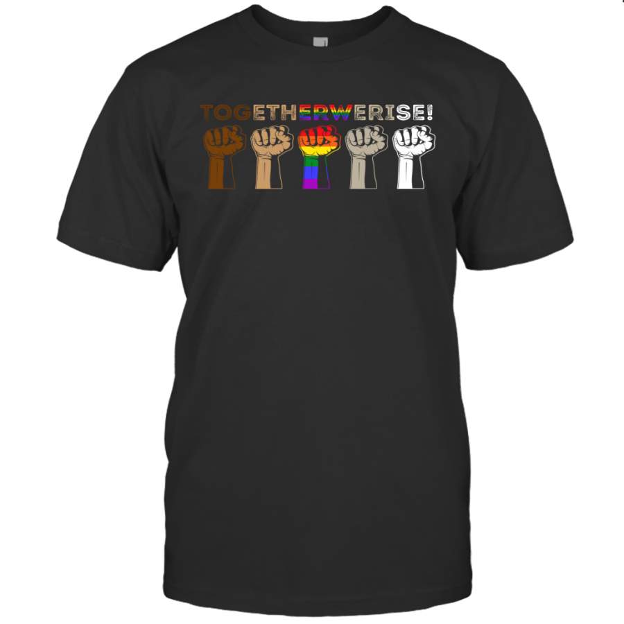 Together We Rise Black Lives Matter Shirt