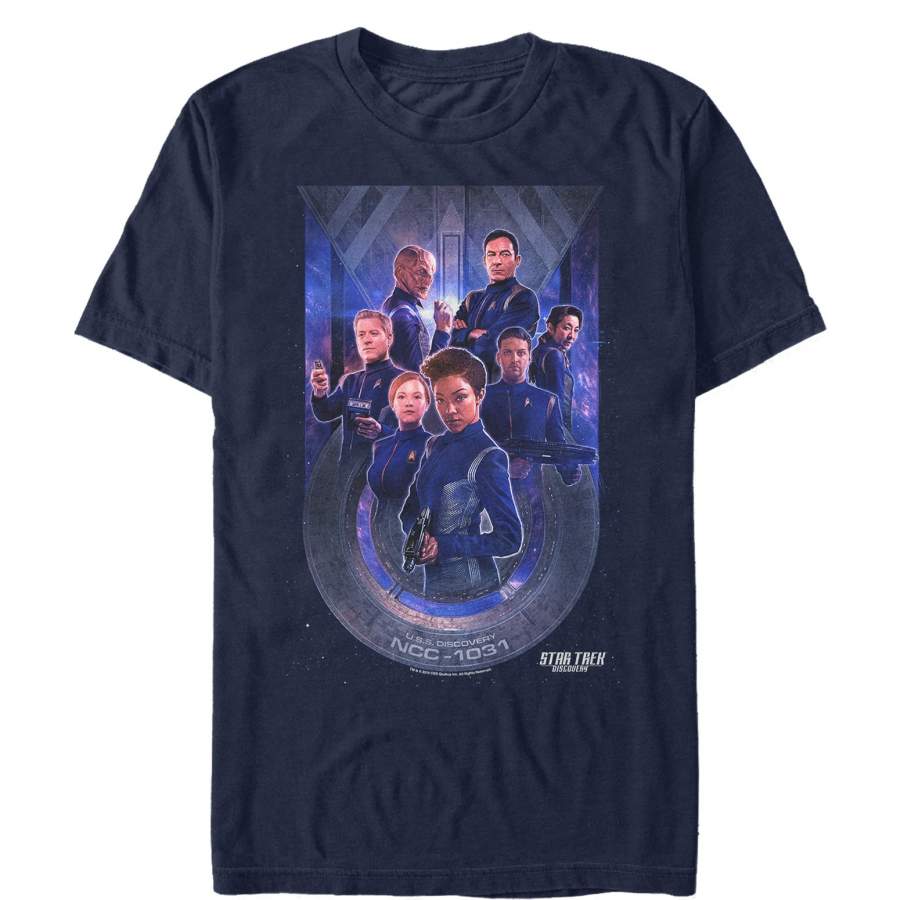 Star Trek Men’s Discovery Crew  T Shirt