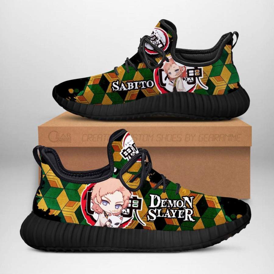 Sabito Shoes Sporty Demon Slayer Anime Sneakers Fan Gift Idea