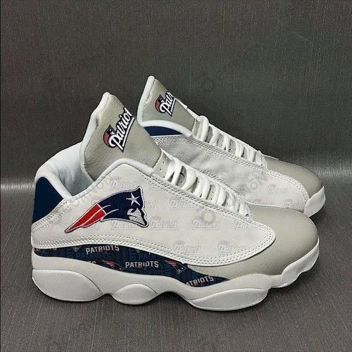 New England Patriots Air Jd13 Sneakers 0120 Custom Jordan