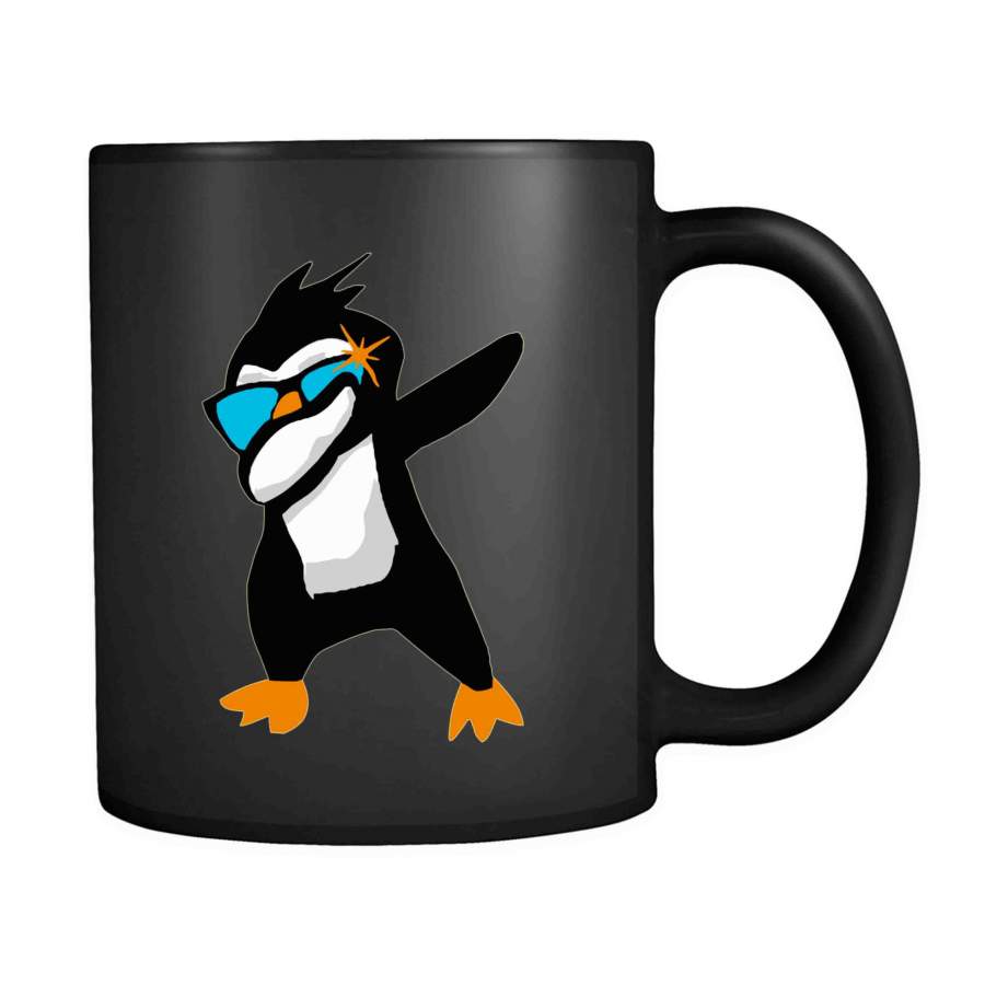 Rainbow Penguin Penguin Party Dabbing Penguin 11oz Mug