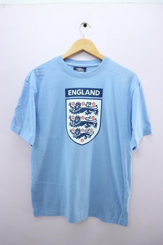 Vintage England National Football Team Umbro Shirt Big Logo Sportswear Streetwear Top Shirt